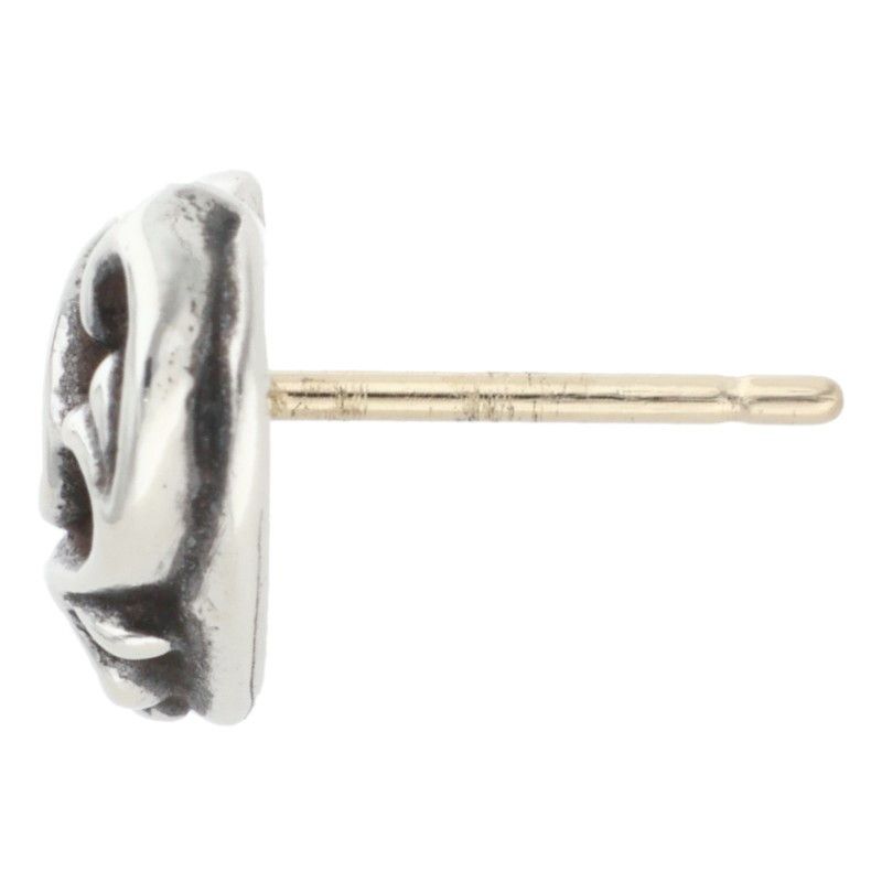 Chrome Hearts Stud Heart Silver Earrings