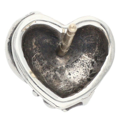 Chrome Hearts Stud Heart Silver Earrings