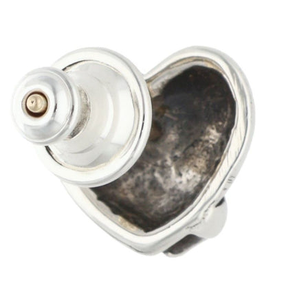 Chrome Hearts Stud Heart Silver Earrings
