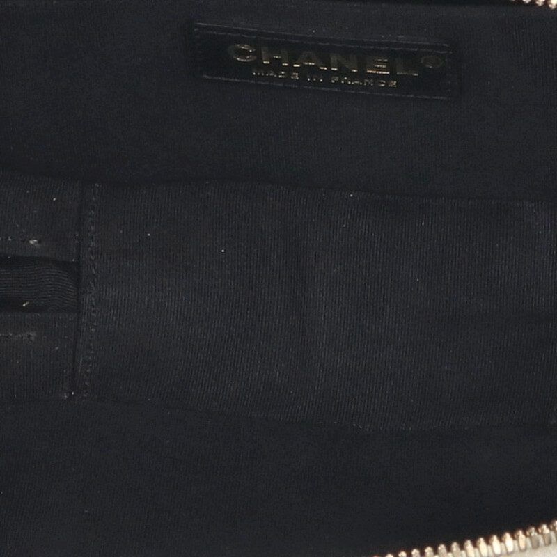 Chanel Vanity Quilted CC Logo Charm Chain Shoulder Bag