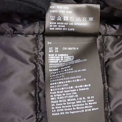 Prada 38 Down Jacket Nylon Gray