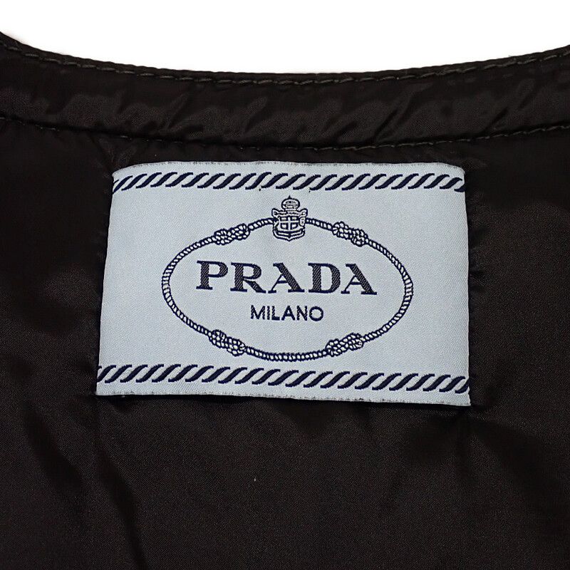Prada 38 Down Jacket Nylon Gray