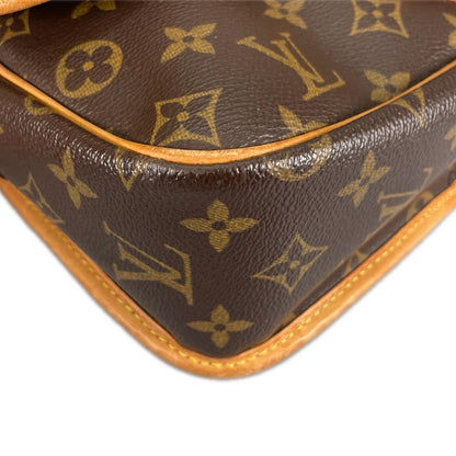 Louis Vuitton Solonge Shoulder Bag Monogram Canvas Brown — view 8