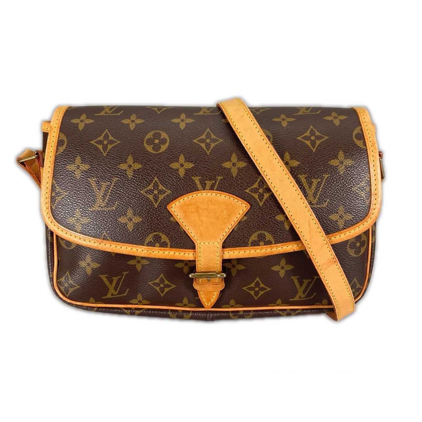Louis Vuitton Solonge Shoulder Bag Monogram Canvas Brown