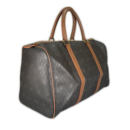 Dior Honeycomb 45 Boston Bag Leather Brown — view 3