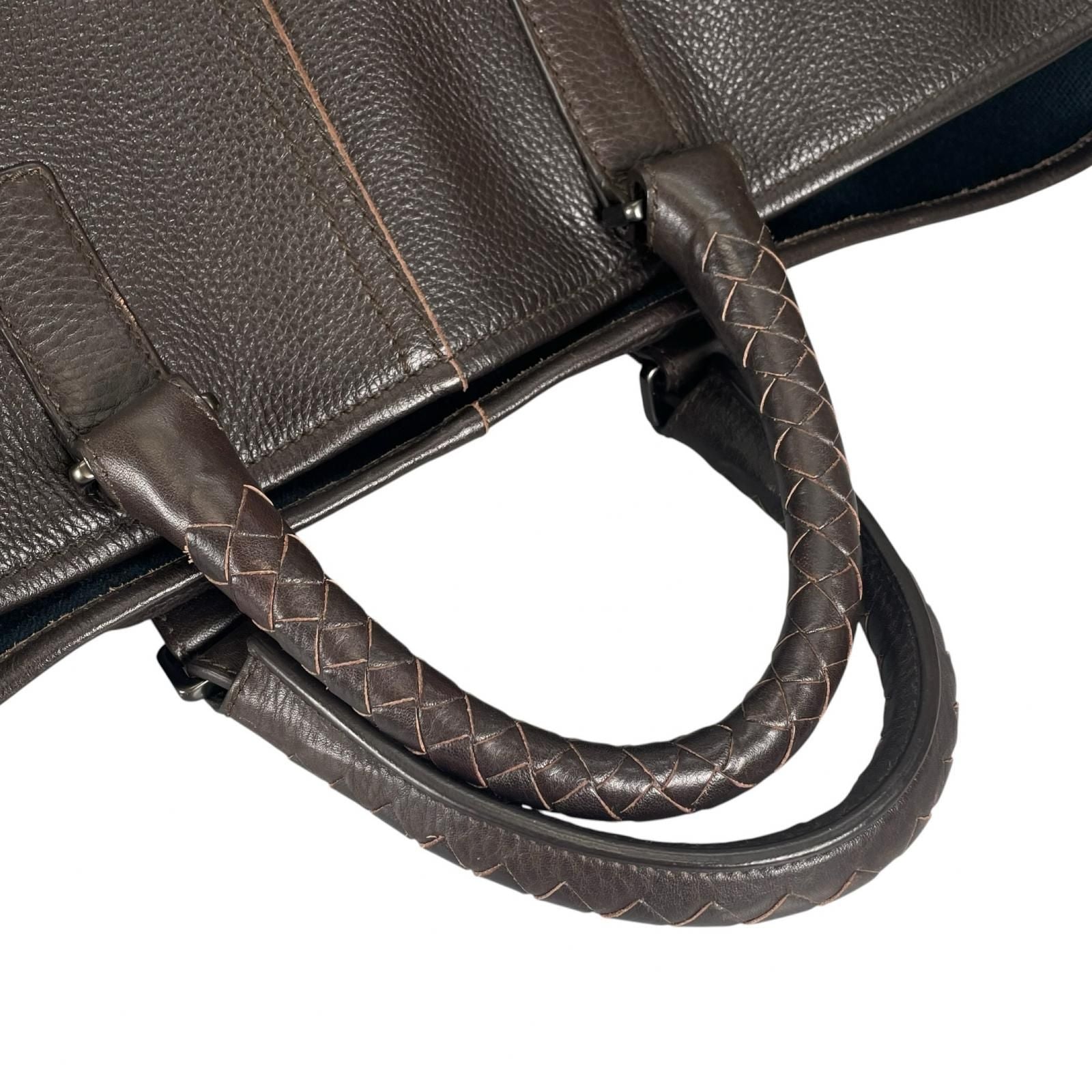 Bottega Veneta Intrecciato Tote Bag Leather Brown — view 5