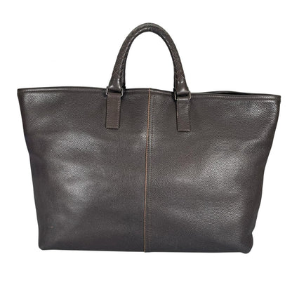 Bottega Veneta Intrecciato Tote Bag Leather Brown
