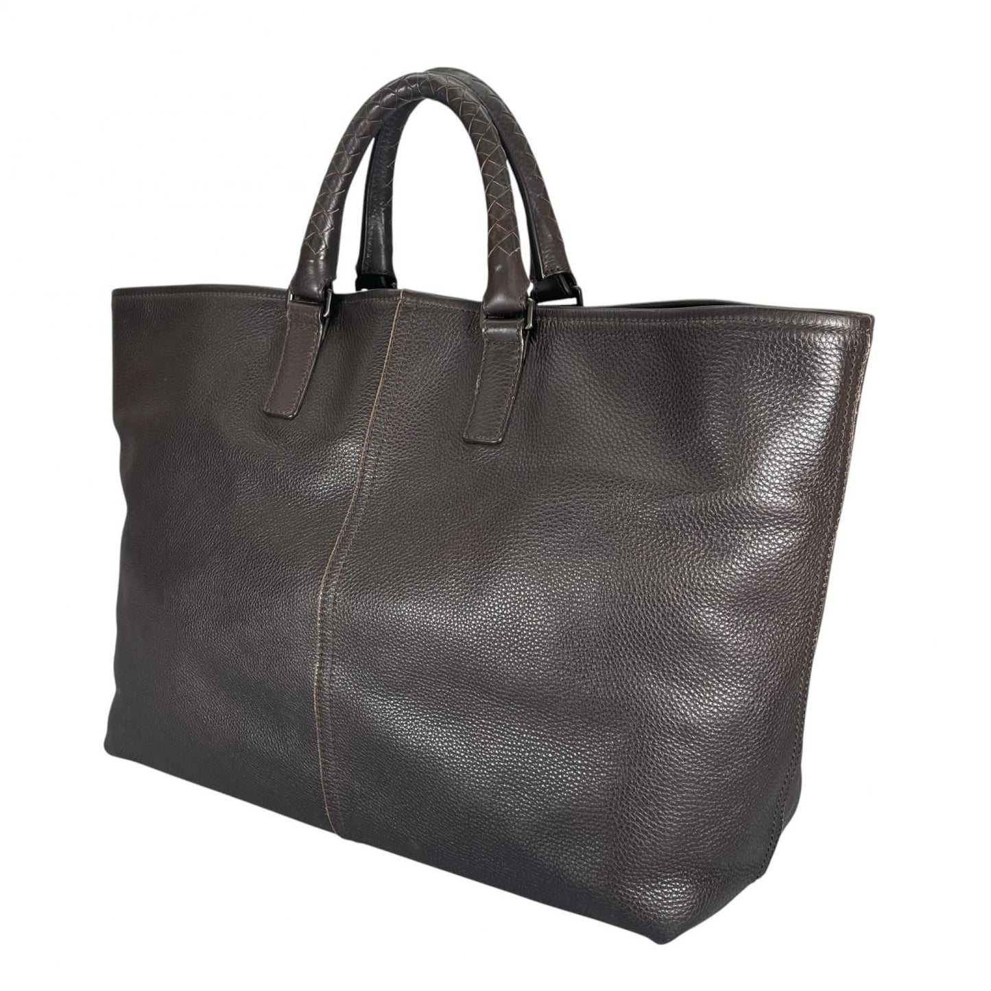 Bottega Veneta Intrecciato Tote Bag Leather Brown — view 2