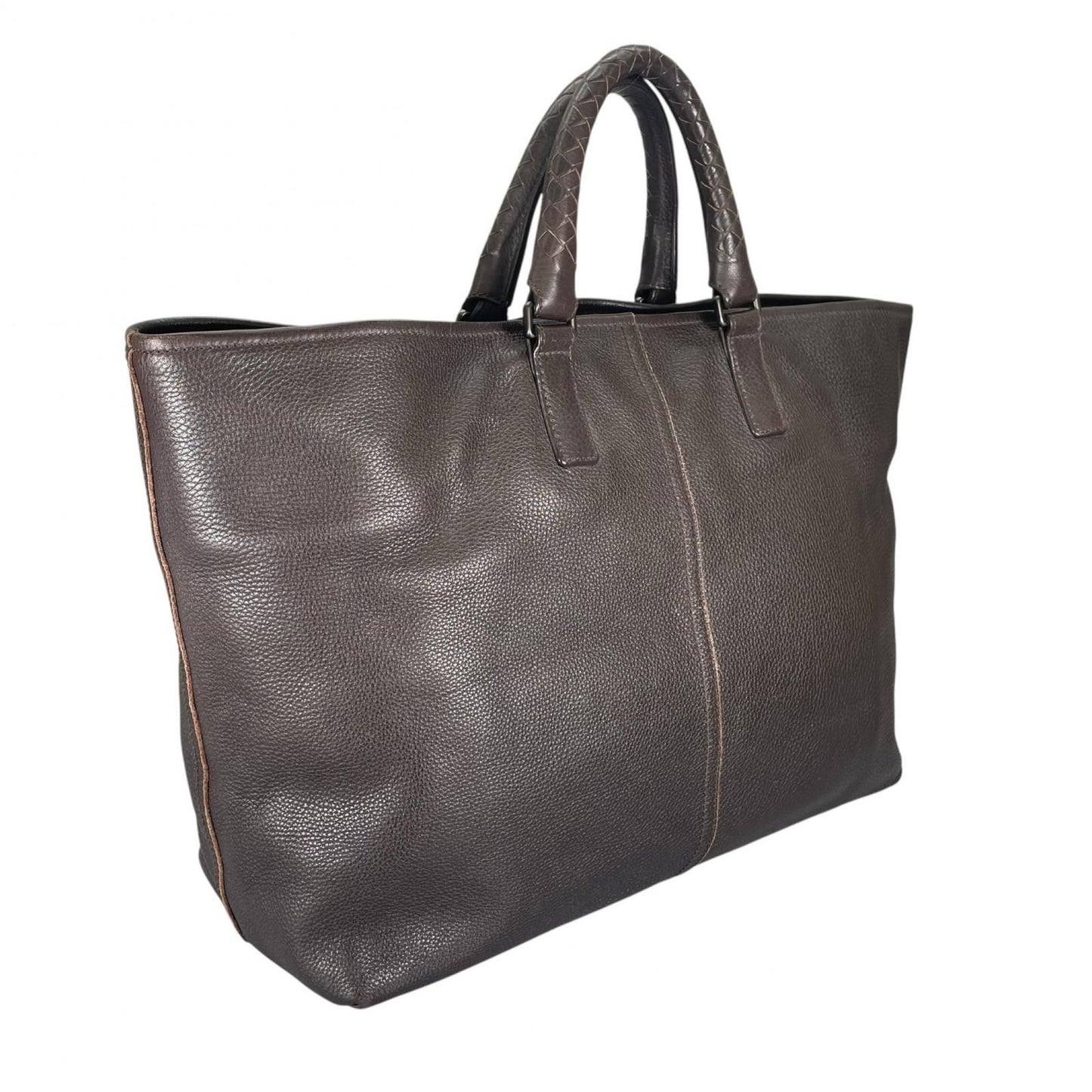 Bottega Veneta Intrecciato Tote Bag Leather Brown — view 3
