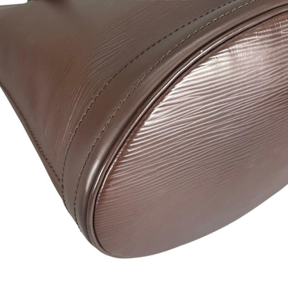 Louis Vuitton Baguette PM Tote Bag Epi Leather Brown — view 8