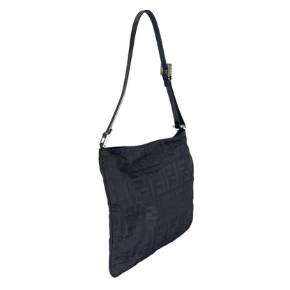 Fendi Zucca Handbag Nylon Black — view 3