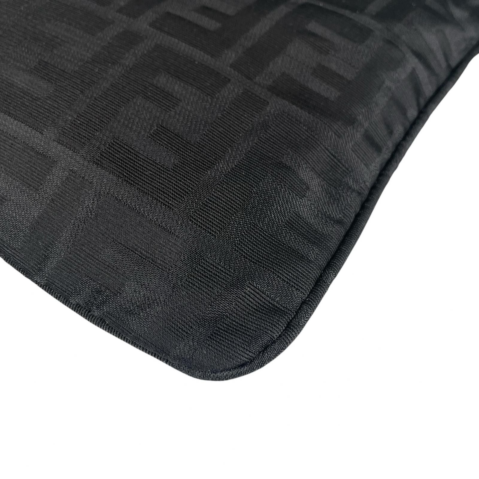 Fendi Zucca Handbag Nylon Black — view 8