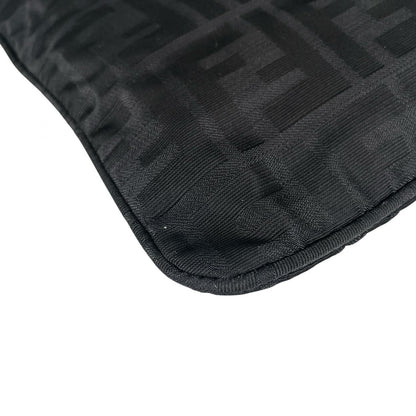 Fendi Zucca Handbag Nylon Black — view 7