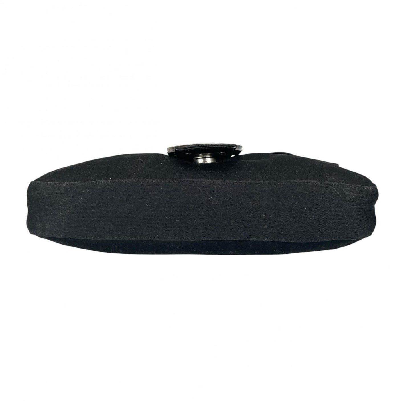 Fendi Mamma Baguette Handbag Jersey Black — view 4