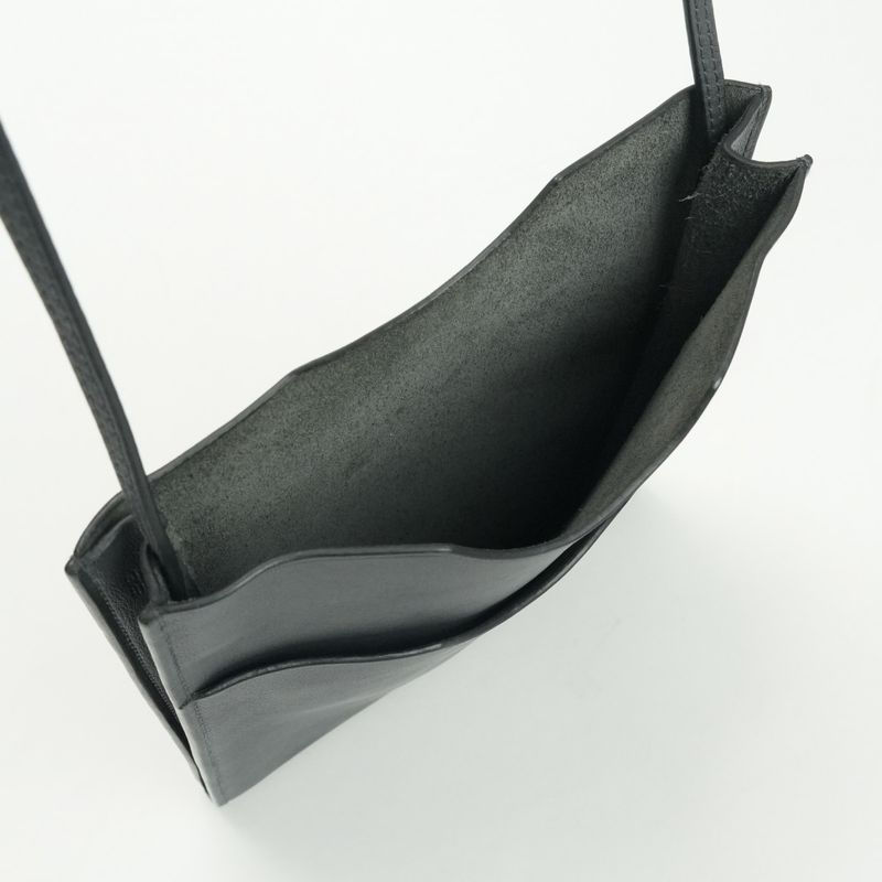 Hermes Omenitu Shoulder Bag Swift Graphite Gray Veau