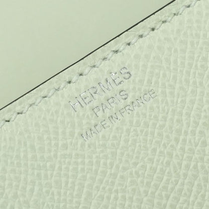 Hermes Della Cavalleria Elan Shoulder Bag Epsom Vertfizz Green Silver