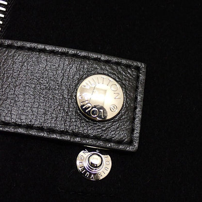 Louis Vuitton Footed Cape Monogram 38 Poncho Wool Black