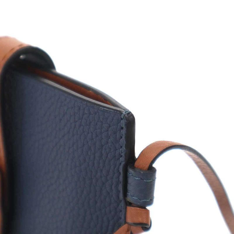 Loewe Gate Pocket with Shoulder Strap Blue Brown