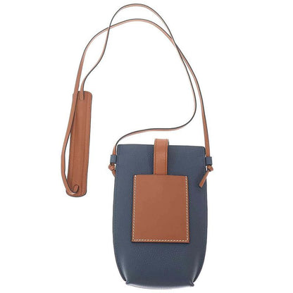 Loewe Gate Pocket with Shoulder Strap Blue Brown