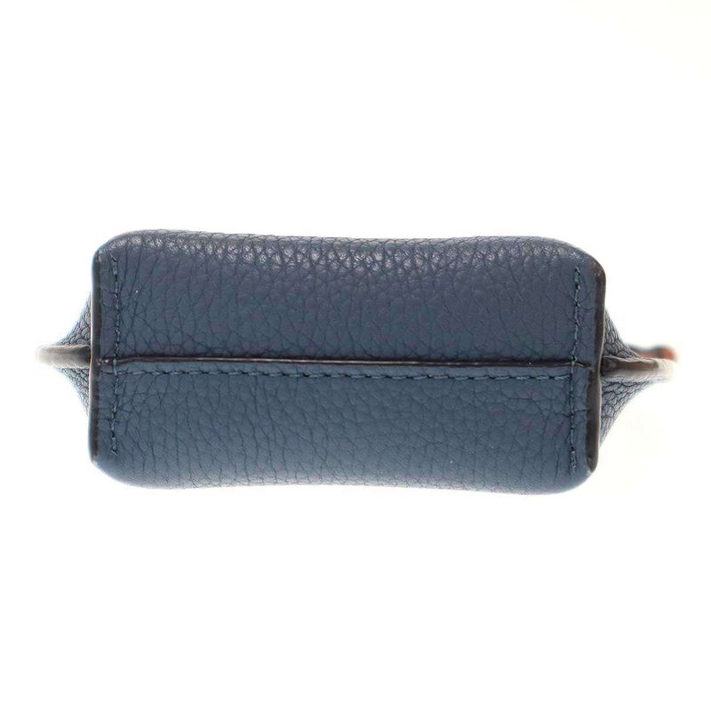 Loewe Gate Pocket with Shoulder Strap Blue Brown