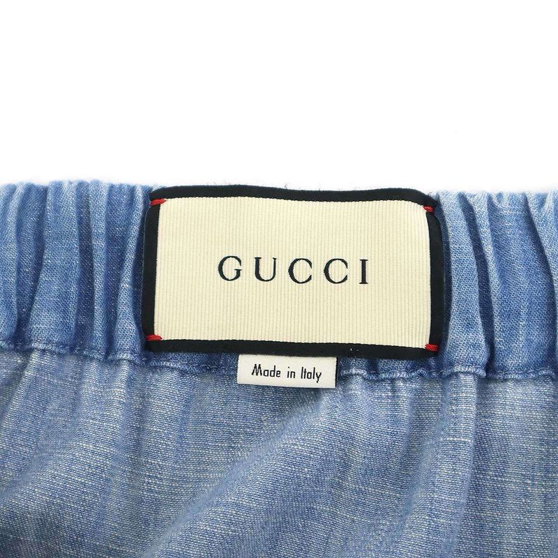 Gucci Denim Lace Skirt Indigo 40