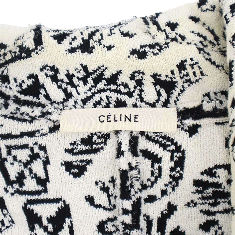 Celine by Phoebe Philo Jacquard Coat