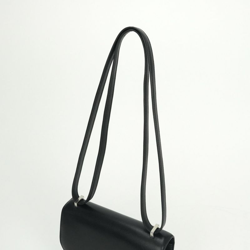 Hermes Constance 3 Mini 18 Mini 18 Shoulder Bag Ever Calf Noir Black Silver