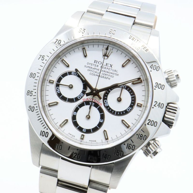 Rolex Cosmograph Daytona a Number White Wristwatch Watch