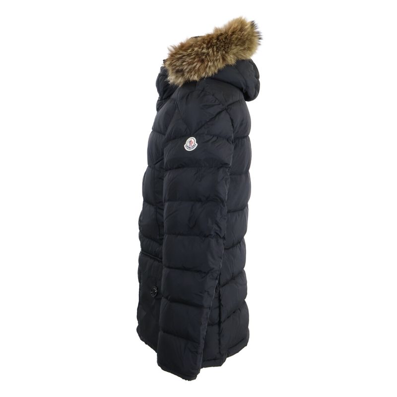 Moncler Cluny Hoodie Down Jacket with Fur 2