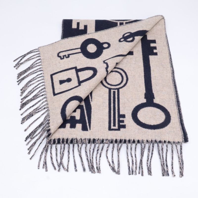 Hermes Kazak Keys Collection Cashmere Scarf