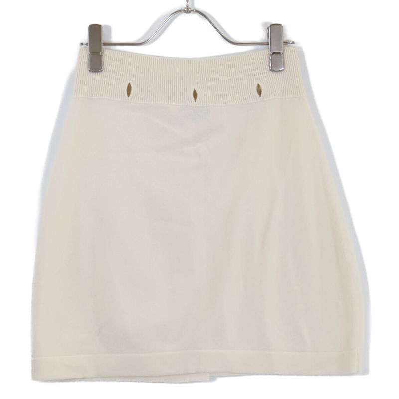 Chanel CC Logo Button Cashmere Sleeveless 34 Shirt
