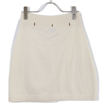 Chanel CC Logo Button Cashmere Sleeveless 34 Shirt