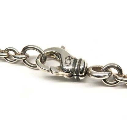 Chrome Hearts Necklace NE Chain 925 Sterling Silver Invoice