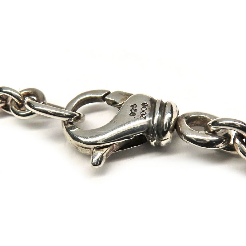 Chrome Hearts Necklace NE Chain 925 Sterling Silver Invoice