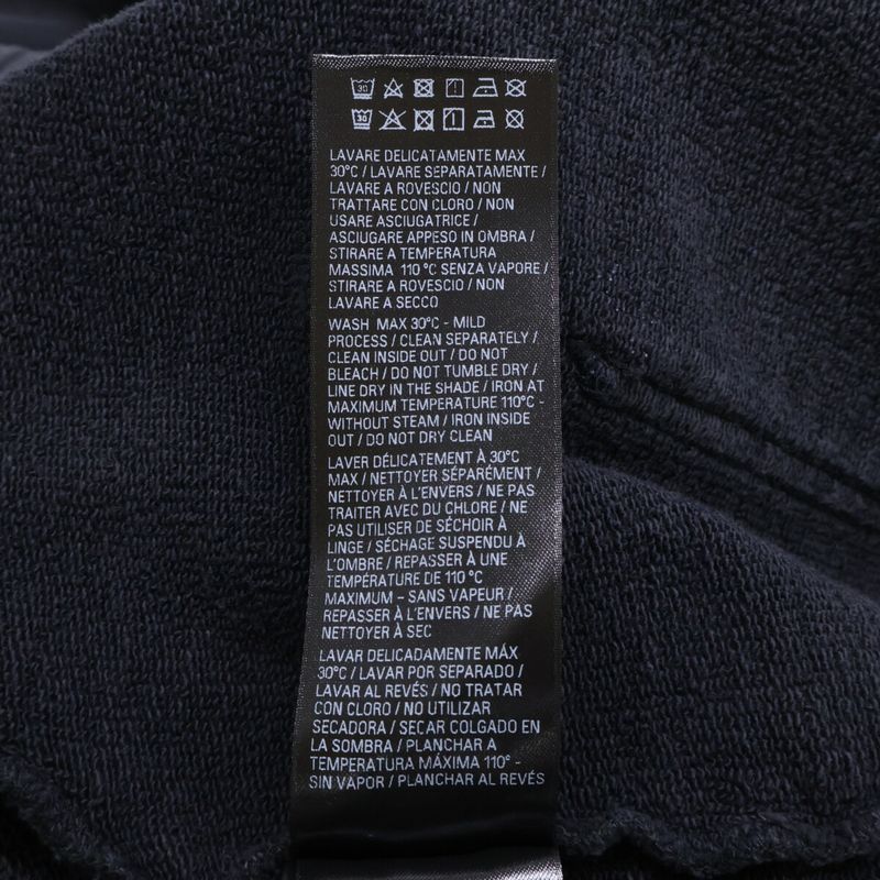 Balenciaga Front Logo Flared Destroy Process Pullover Cropped Hoodie 3