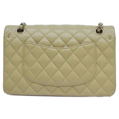 Chanel Pistachio Green Caviar Double Flap Quilted 25