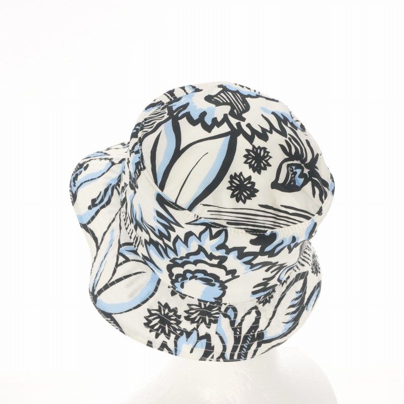 Fendi Joshua Vides Reversible Bucket Hat White Black Blue