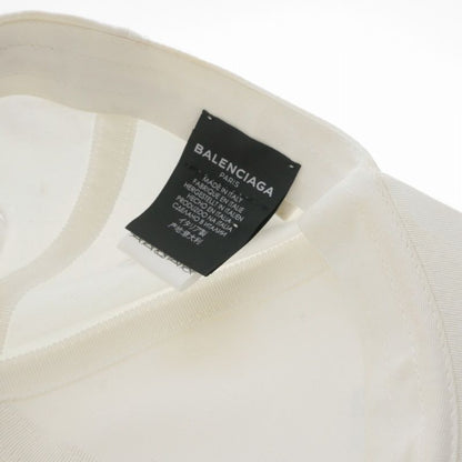 Balenciaga Logo Baseball Cap Hat L 59 White