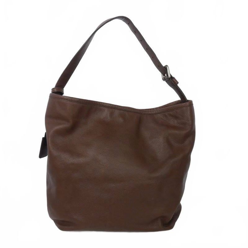 Max Mara Leather Shoulder Bag Brown