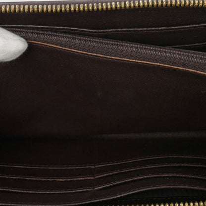 Loewe Anagram Leather Zip Around Wallet Black