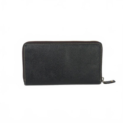 Loewe Anagram Leather Zip Around Wallet Black