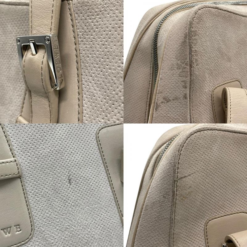 Loewe Tote Shoulder Cotton Leather Black Pink Beige Silver Casual Classic Color