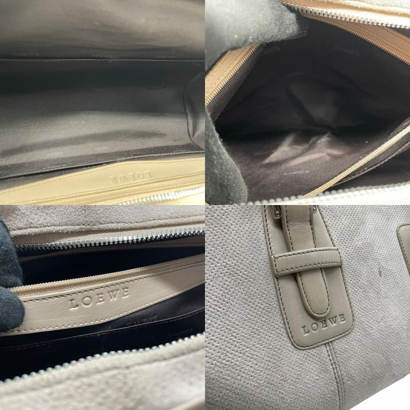 Loewe Tote Shoulder Cotton Leather Black Pink Beige Silver Casual Classic Color