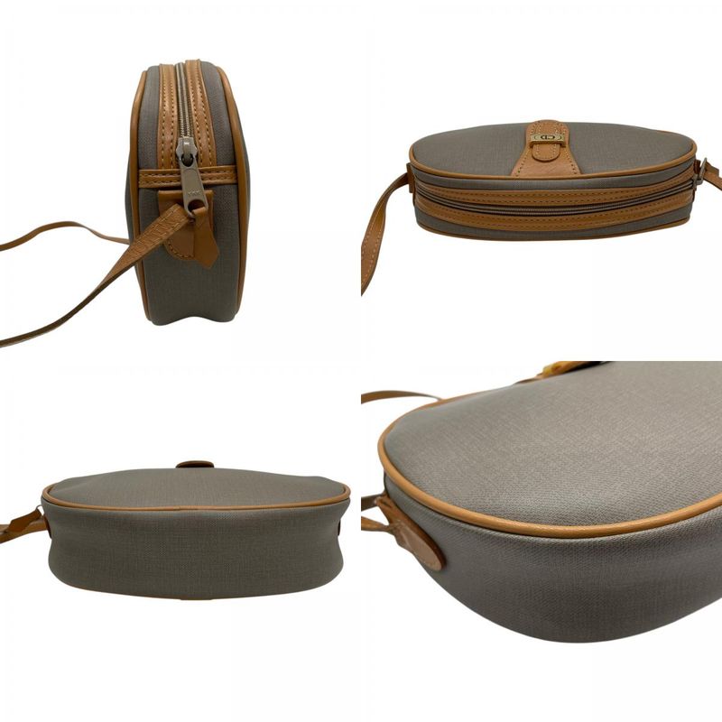Dior Shoulder Bag Crossbody Available Honeycomb Pattern Leather Gray Brown Gold