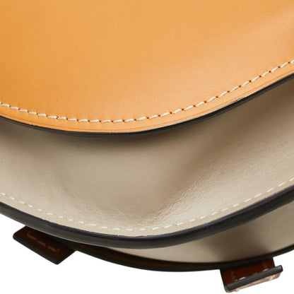 Loewe Anagram Gate Crossbody Shoulder Bag Brown Grey Leather