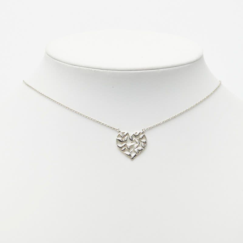 Tiffany & Co Paloma Picasso Ori Bree Heart Pendant Necklace Silver