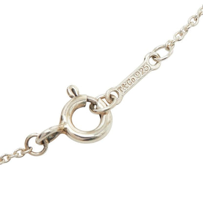 Tiffany & Co Loving Heart Swirl Chain Pendant Necklace Medallion Silver