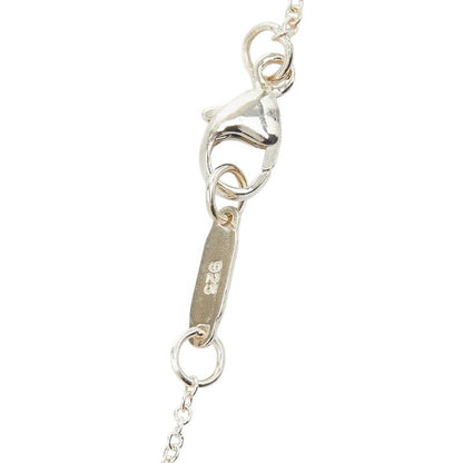Tiffany & Co Heart Motif Chain Pendant Necklace Silver