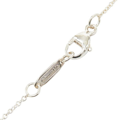 Tiffany & Co Heart Motif Chain Pendant Necklace Silver