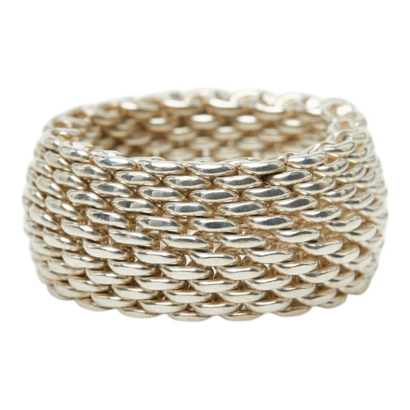 Tiffany & Co Somerset Mesh Ring Silver